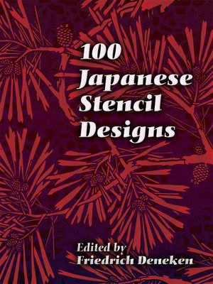 cover image of 100 Japanese Stencil Designs